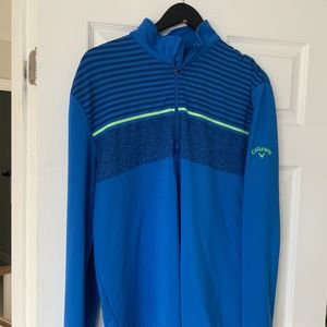 Men’s Callaway Golf 1/4 Zip Polo Size M